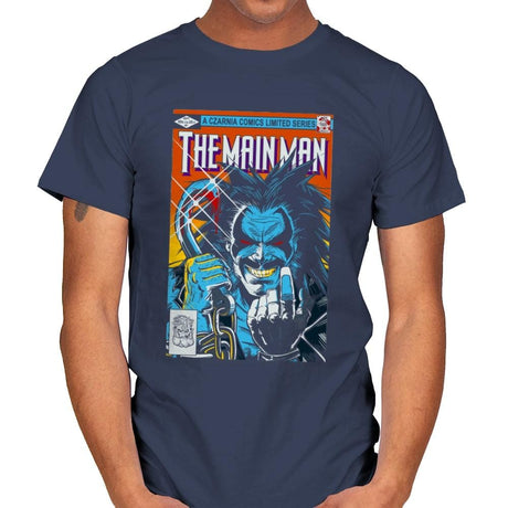 Tha Main Man #1 - Mens T-Shirts RIPT Apparel Small / Navy