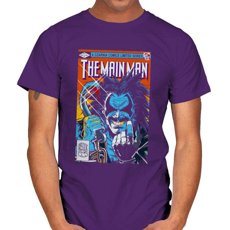 Tha Main Man #1 - Mens T-Shirts RIPT Apparel Small / Purple