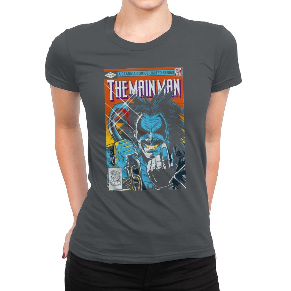 Tha Main Man #1 - Womens Premium T-Shirts RIPT Apparel Small / Heavy Metal