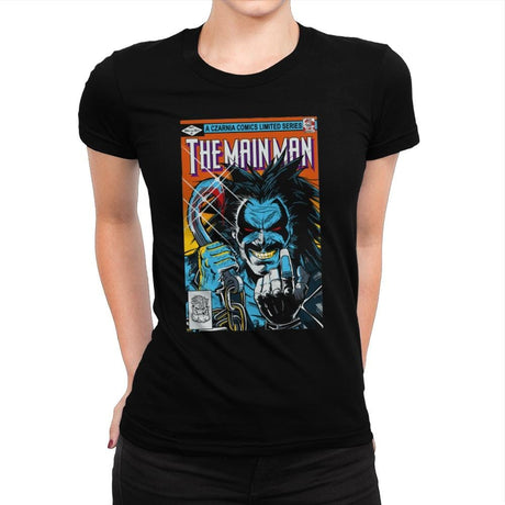 Tha Main Man #1 - Womens Premium T-Shirts RIPT Apparel Small / Indigo