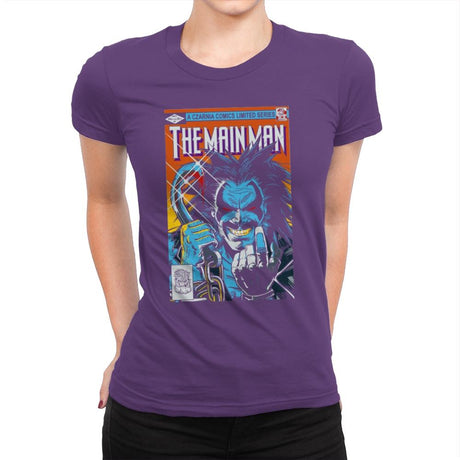 Tha Main Man #1 - Womens Premium T-Shirts RIPT Apparel Small / Purple Rush