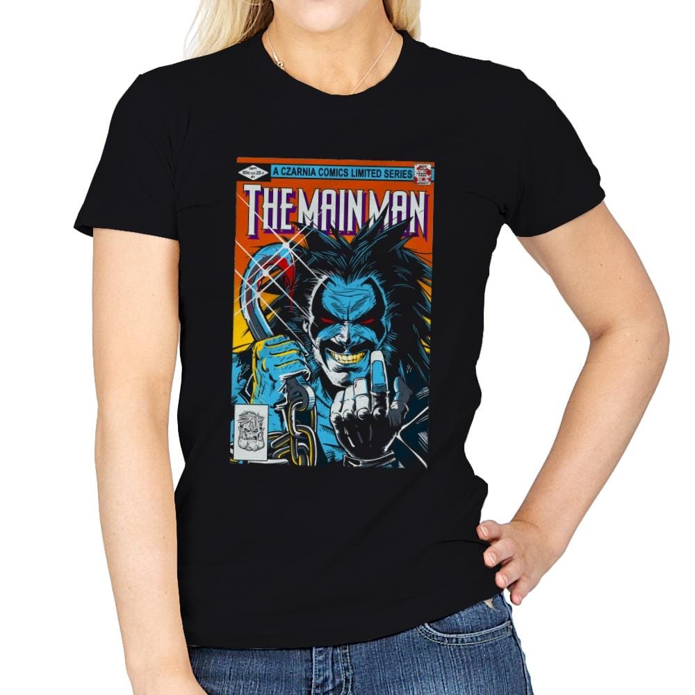 Tha Main Man #1 - Womens T-Shirts RIPT Apparel Small / Black