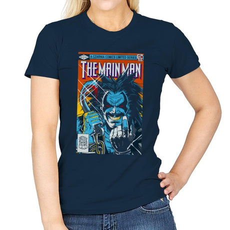 Tha Main Man #1 - Womens T-Shirts RIPT Apparel Small / Navy