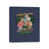 Thank you for being a Frond - Canvas Wraps Canvas Wraps RIPT Apparel 11x14 / Navy