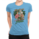 Thank you for being a Frond - Womens Premium T-Shirts RIPT Apparel Small / Turquoise