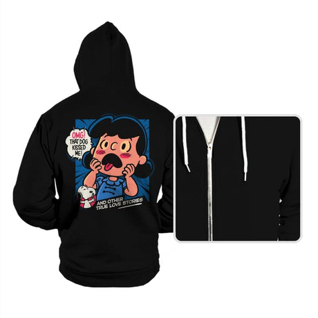 That Dog Kissed Me - Hoodies Hoodies RIPT Apparel Small / Black