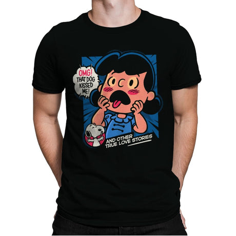 That Dog Kissed Me - Mens Premium T-Shirts RIPT Apparel Small / Black