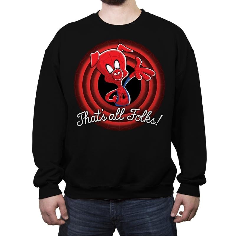 That's All Folks - Crew Neck Sweatshirt Crew Neck Sweatshirt RIPT Apparel