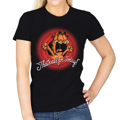 That's All For Today! - Womens T-Shirts RIPT Apparel Small / Black