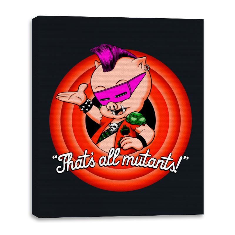 That´s All Mutants! - Canvas Wraps Canvas Wraps RIPT Apparel 16x20 / Black