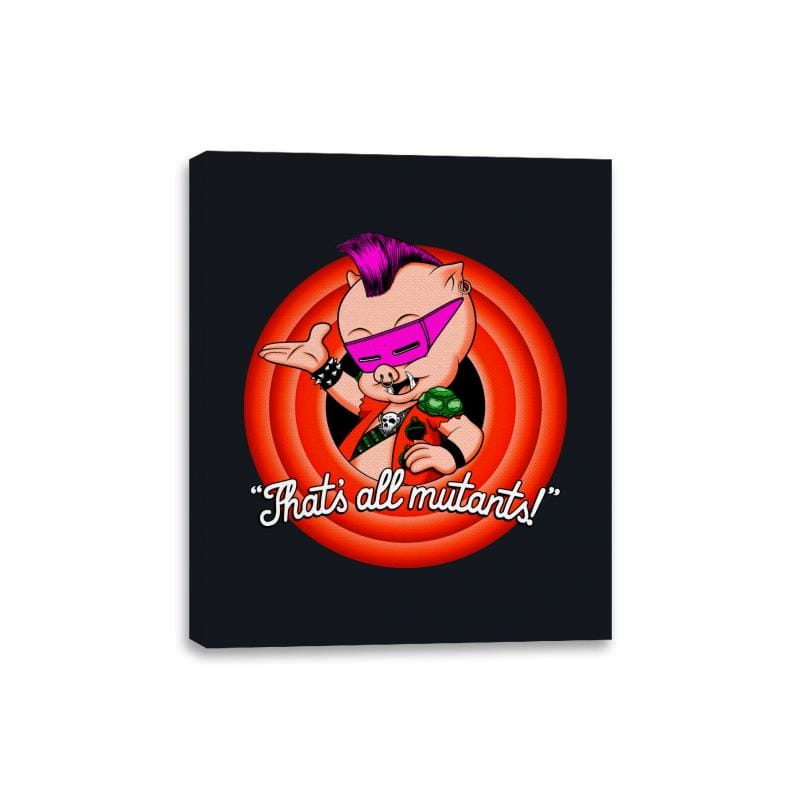 That´s All Mutants! - Canvas Wraps Canvas Wraps RIPT Apparel 8x10 / Black