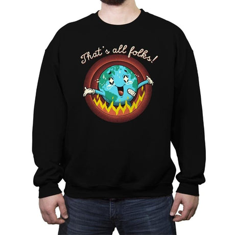 That's All, That's It - Crew Neck Sweatshirt Crew Neck Sweatshirt RIPT Apparel Small / Black