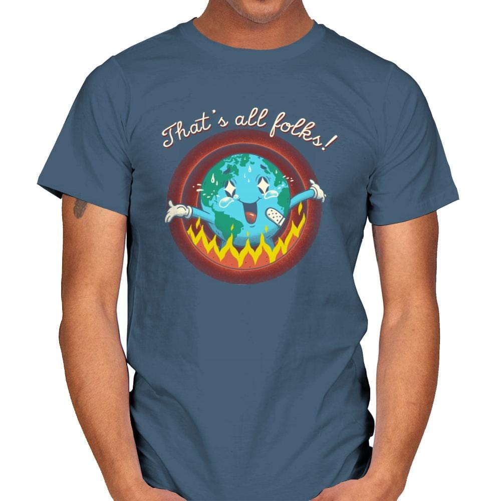 That's All, That's It - Mens T-Shirts RIPT Apparel Small / Indigo Blue