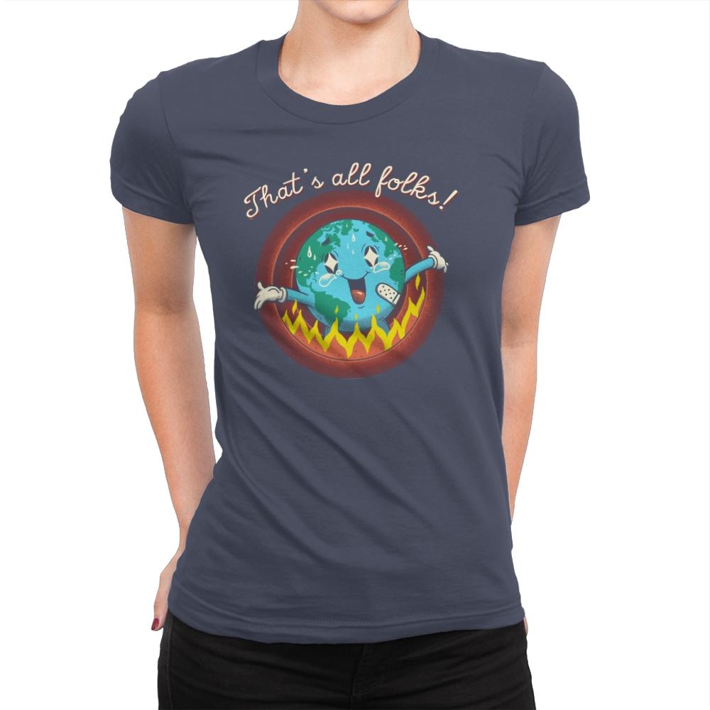 That's All, That's It - Womens Premium T-Shirts RIPT Apparel Small / Indigo