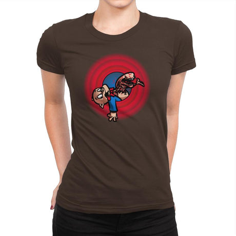 That's All, Xenomorphs! Exclusive - Womens Premium T-Shirts RIPT Apparel Small / Dark Chocolate