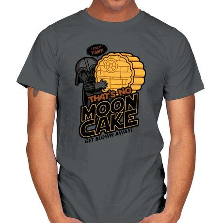 That's No Mooncake! - Mens T-Shirts RIPT Apparel Small / Charcoal