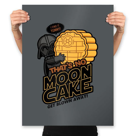 That's No Mooncake! - Prints Posters RIPT Apparel 18x24 / Charcoal