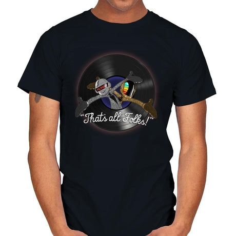 Thats All Folks - Mens T-Shirts RIPT Apparel Small / Black