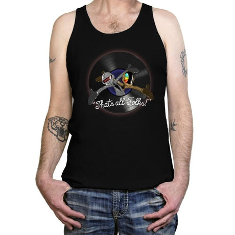 Thats All Folks - Tanktop Tanktop RIPT Apparel X-Small / Black
