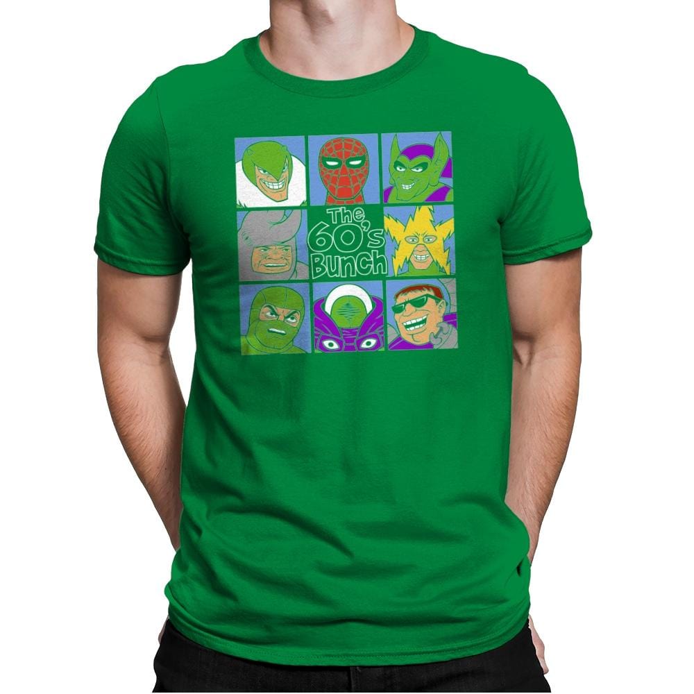 The 60's Bunch - Mens Premium T-Shirts RIPT Apparel Small / Kelly Green