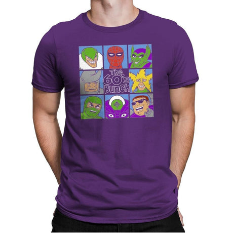 The 60's Bunch - Mens Premium T-Shirts RIPT Apparel Small / Purple Rush