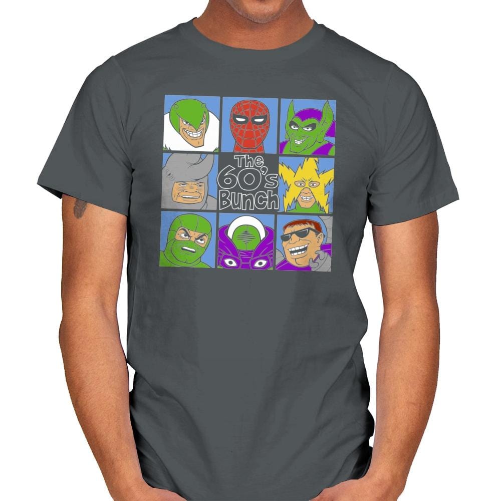 The 60's Bunch - Mens T-Shirts RIPT Apparel Small / Charcoal