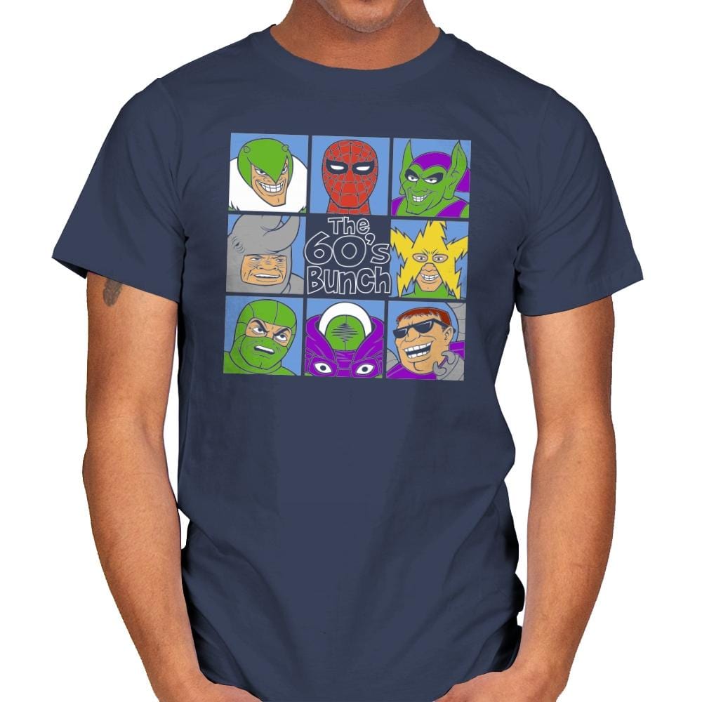 The 60's Bunch - Mens T-Shirts RIPT Apparel Small / Navy