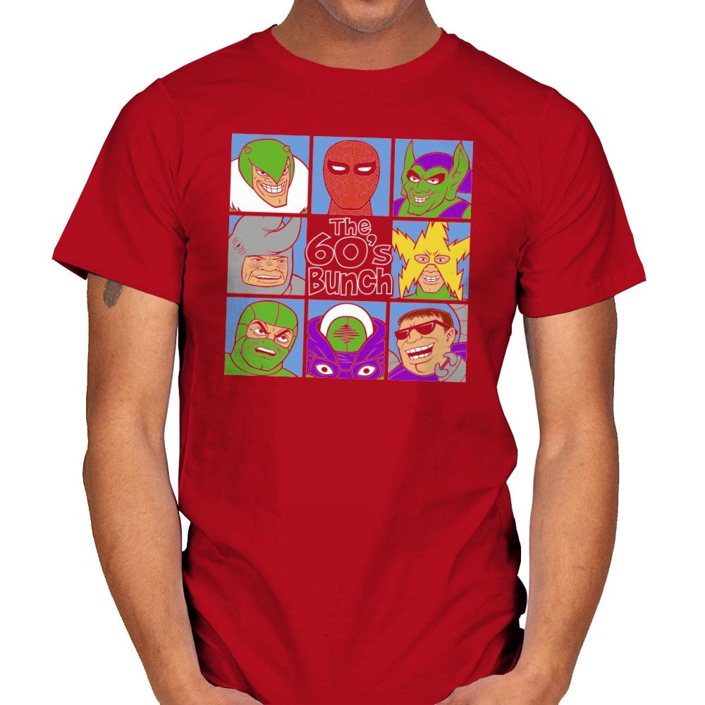 The 60's Bunch - Mens T-Shirts RIPT Apparel Small / Red