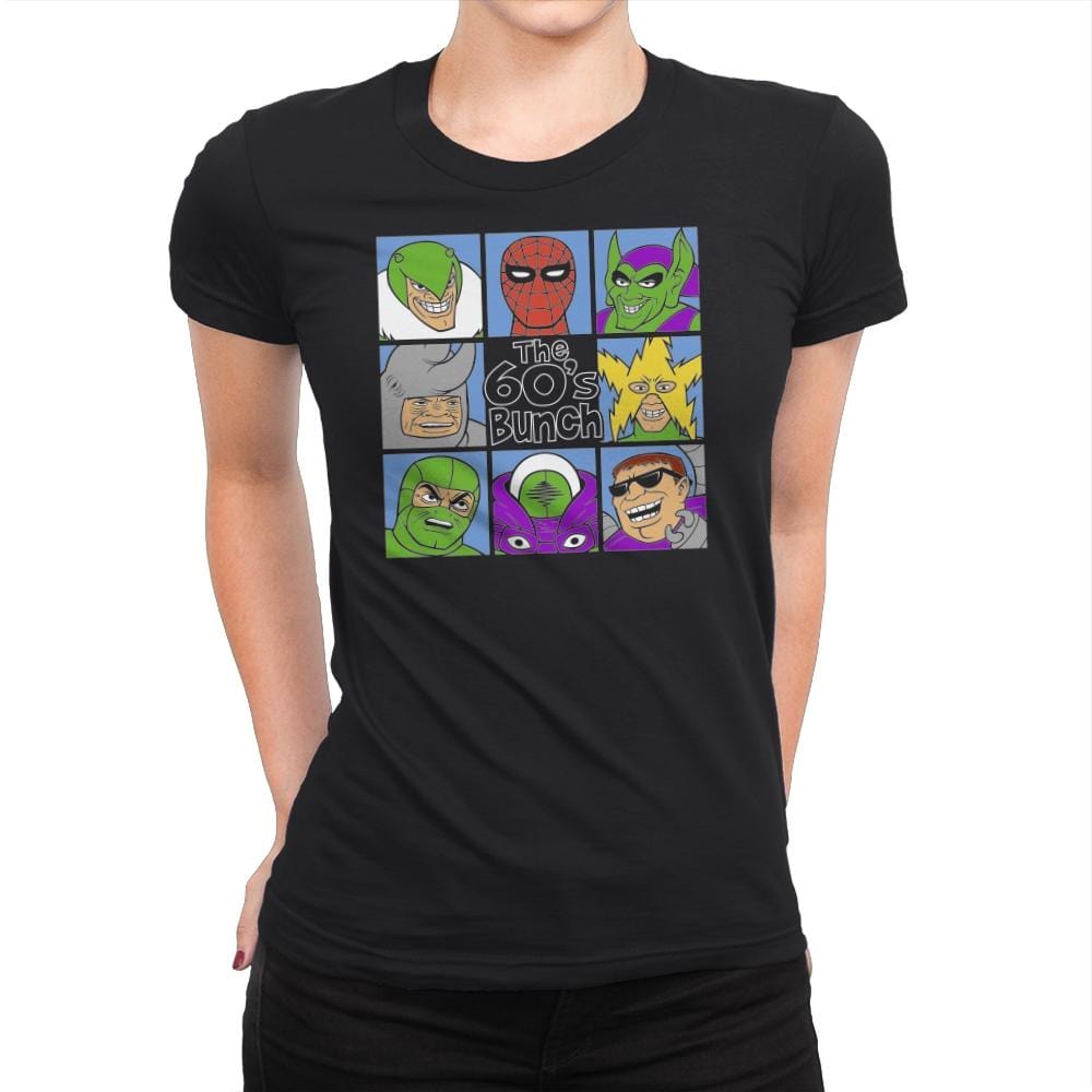The 60's Bunch - Womens Premium T-Shirts RIPT Apparel Small / Black