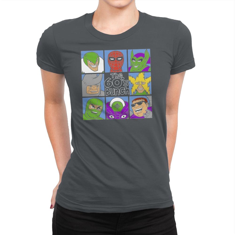 The 60's Bunch - Womens Premium T-Shirts RIPT Apparel Small / Heavy Metal