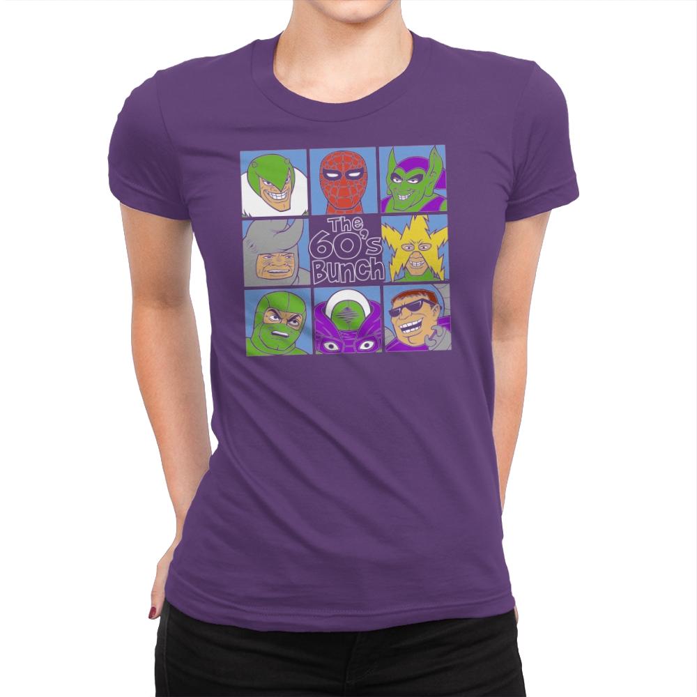 The 60's Bunch - Womens Premium T-Shirts RIPT Apparel Small / Purple Rush