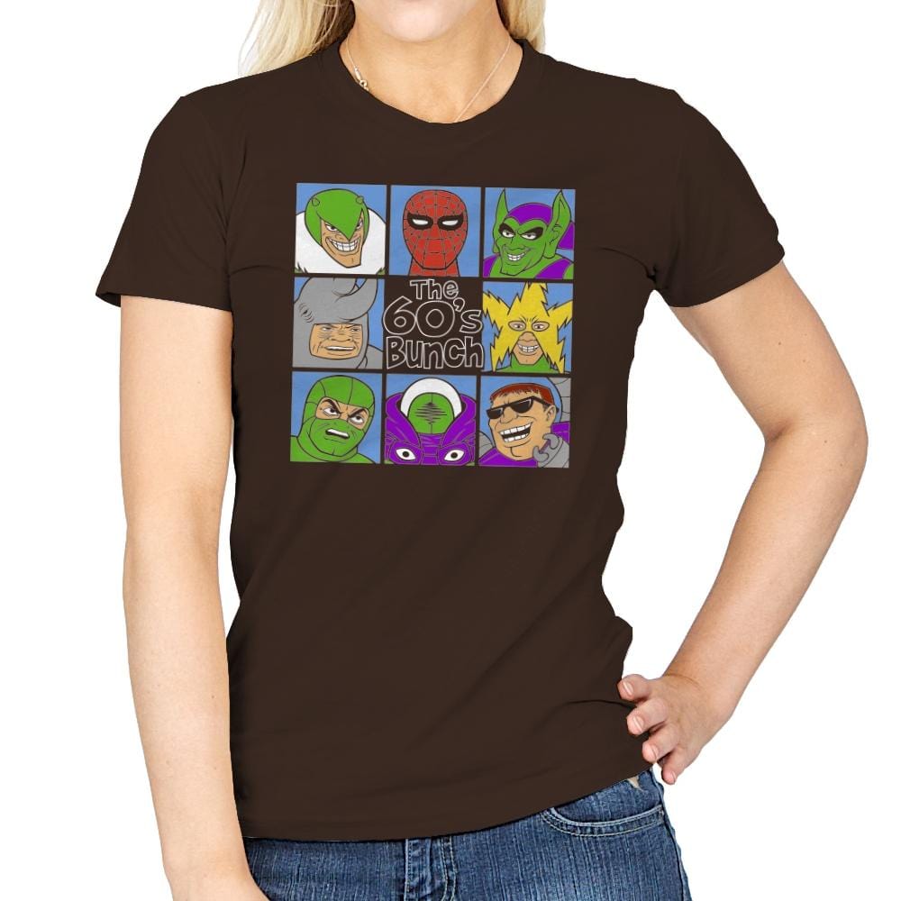 The 60's Bunch - Womens T-Shirts RIPT Apparel Small / Dark Chocolate