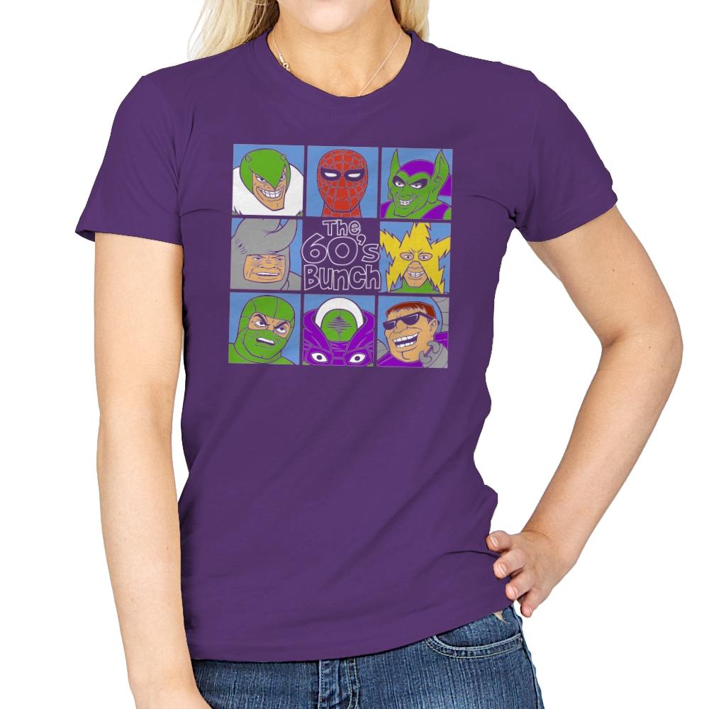 The 60's Bunch - Womens T-Shirts RIPT Apparel Small / Purple