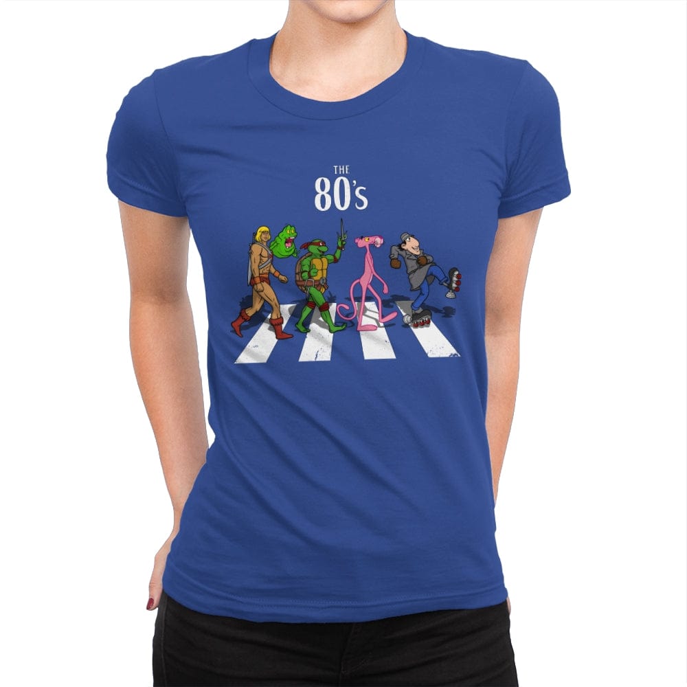The 80's - Womens Premium T-Shirts RIPT Apparel Small / Royal