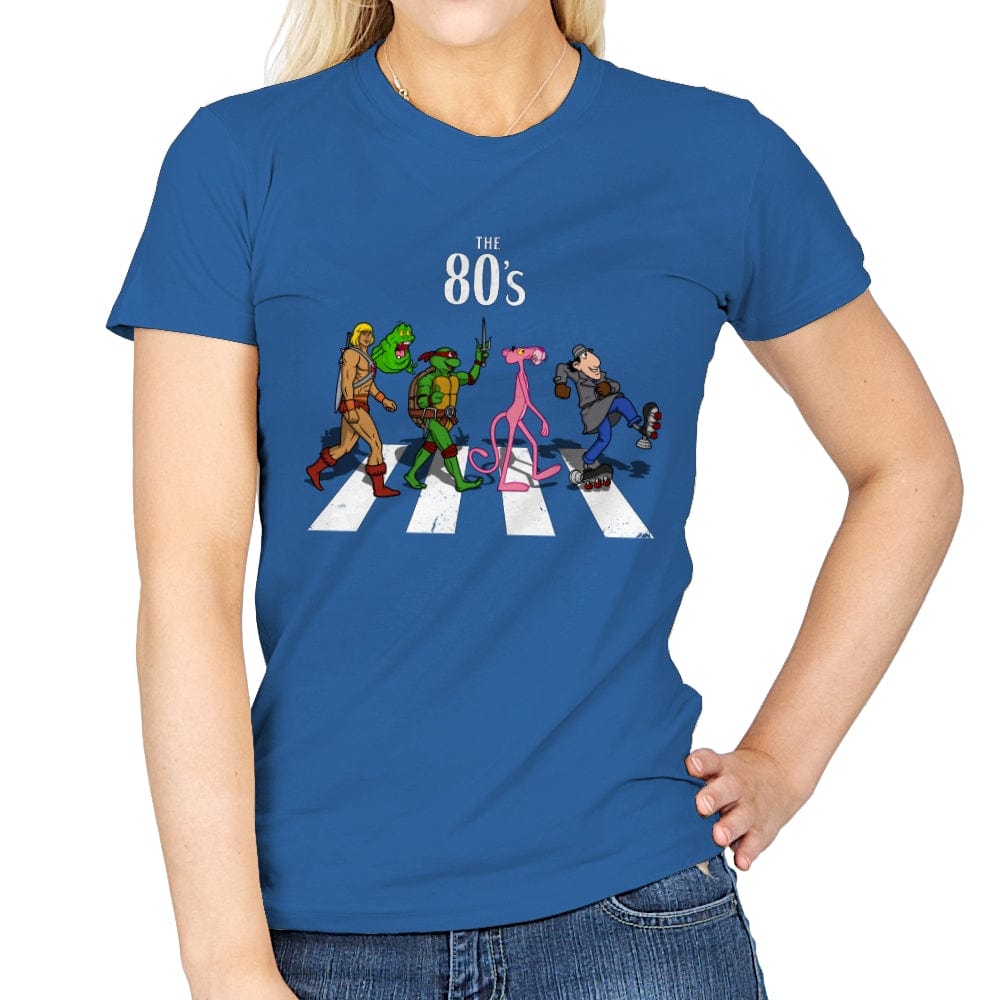 The 80's - Womens T-Shirts RIPT Apparel Small / Royal
