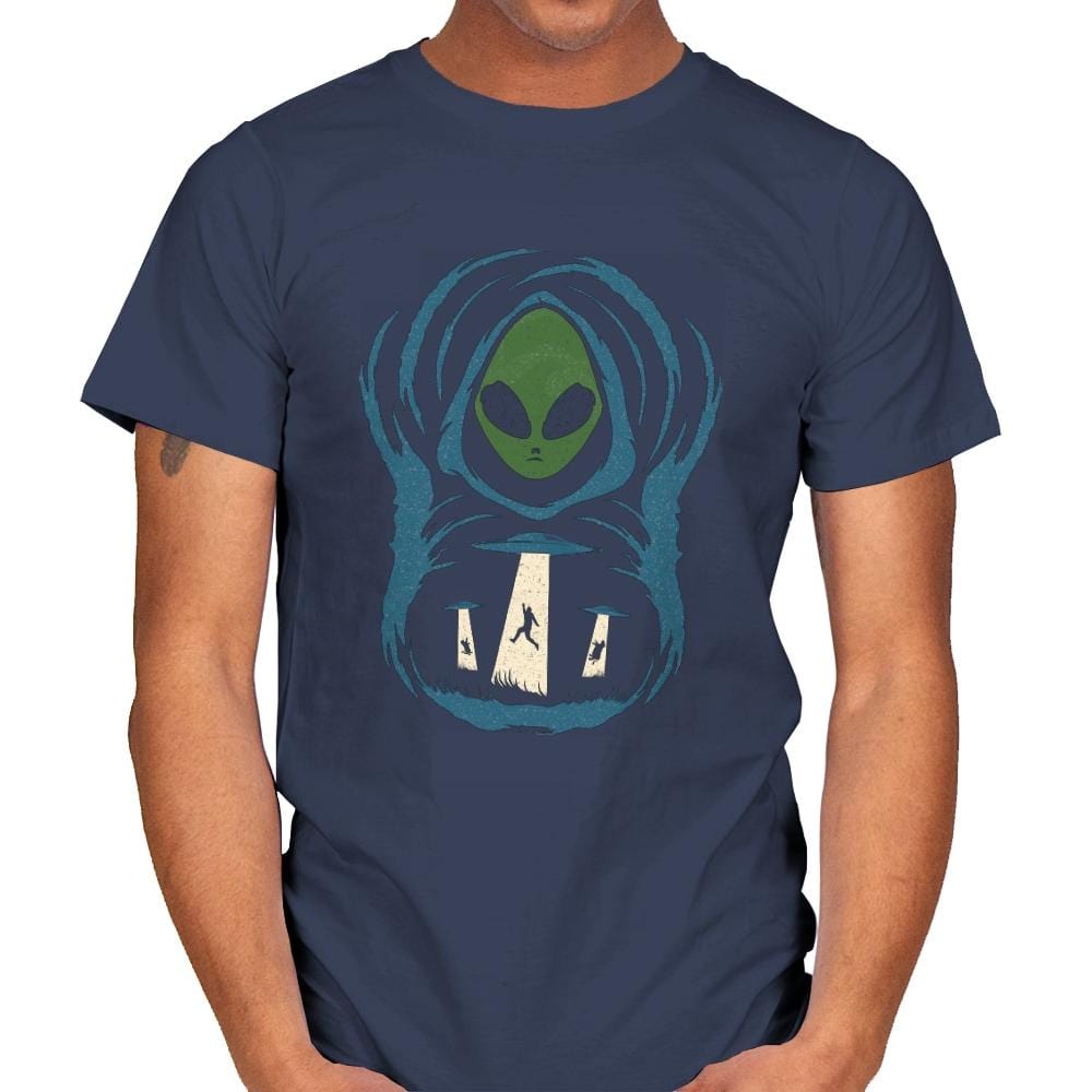 The Abduction In The Field - Mens T-Shirts RIPT Apparel Small / Navy