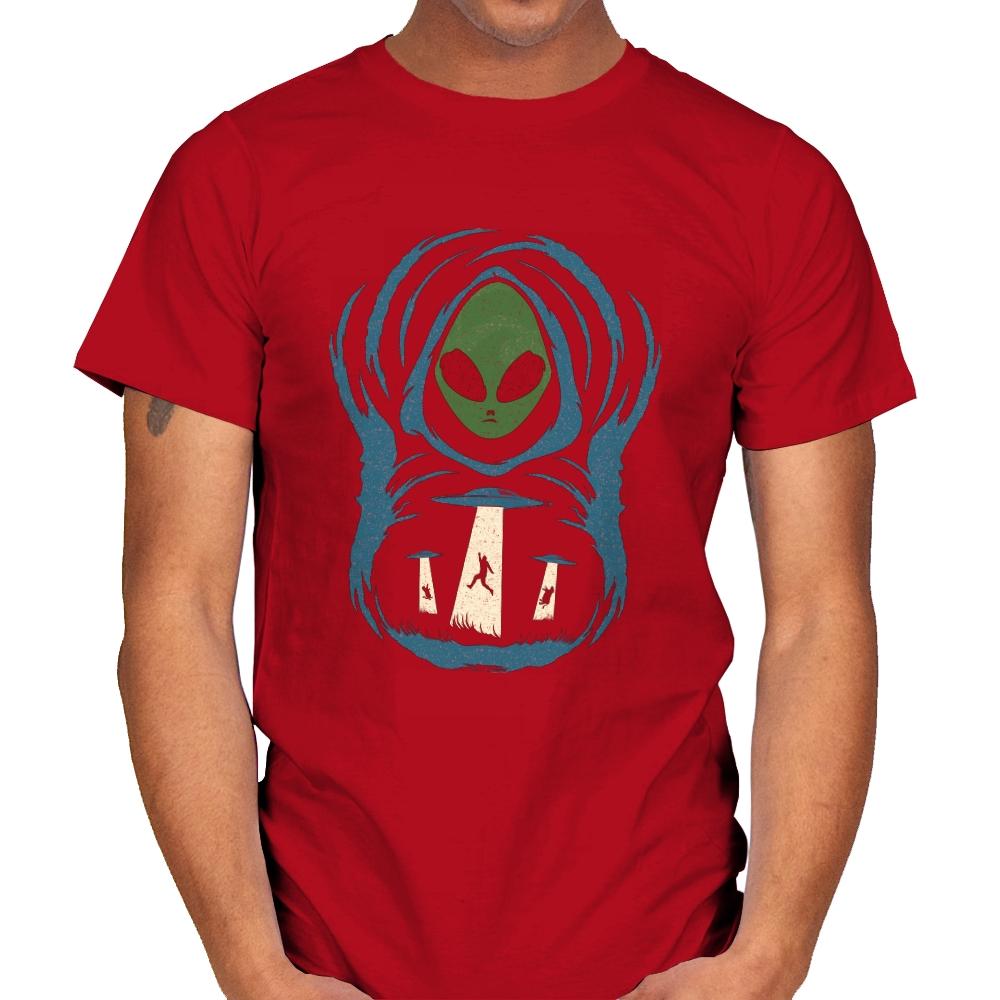 The Abduction In The Field - Mens T-Shirts RIPT Apparel Small / Red