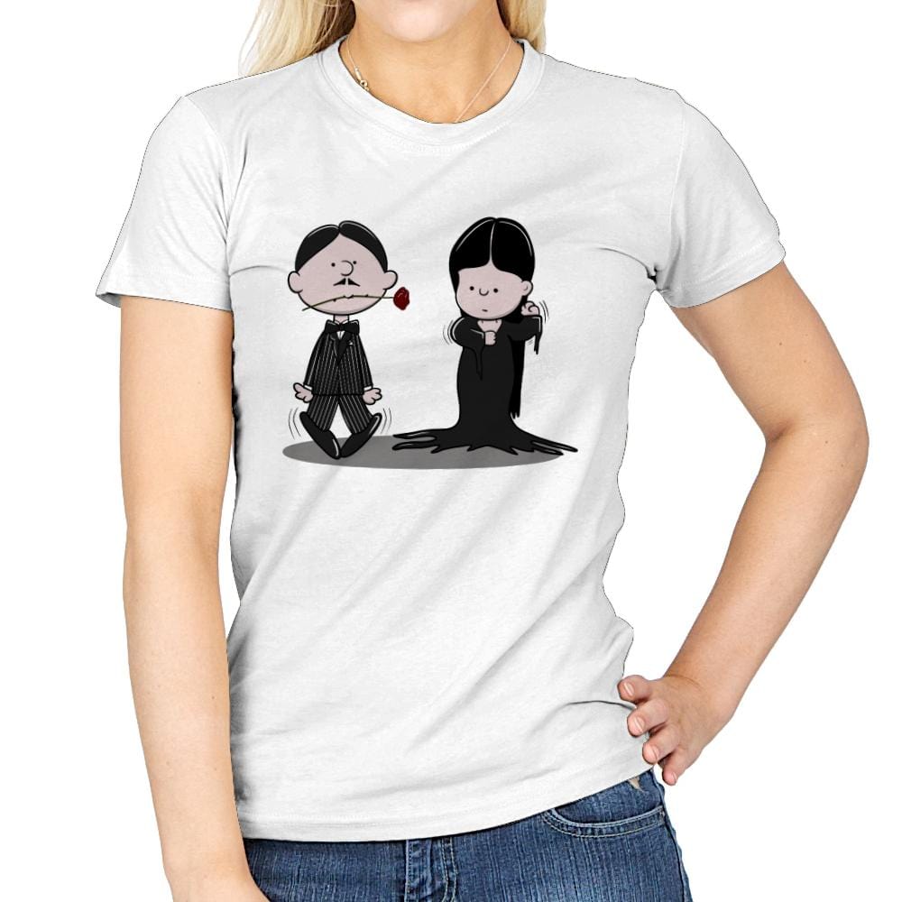 The Addams Dance - Womens T-Shirts RIPT Apparel Small / White