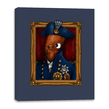 The Admiral - Canvas Wraps Canvas Wraps RIPT Apparel 16x20 / Navy