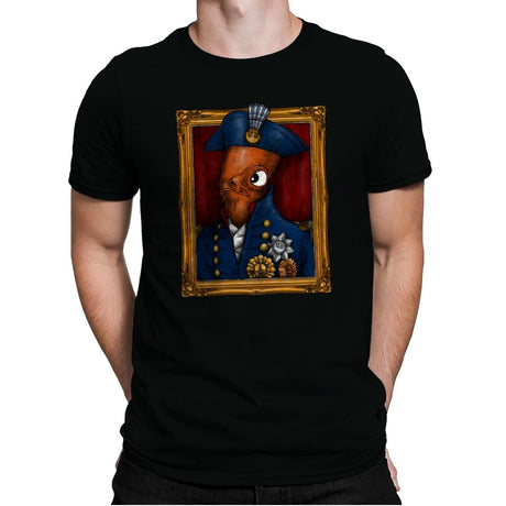 The Admiral - Mens Premium T-Shirts RIPT Apparel Small / Black