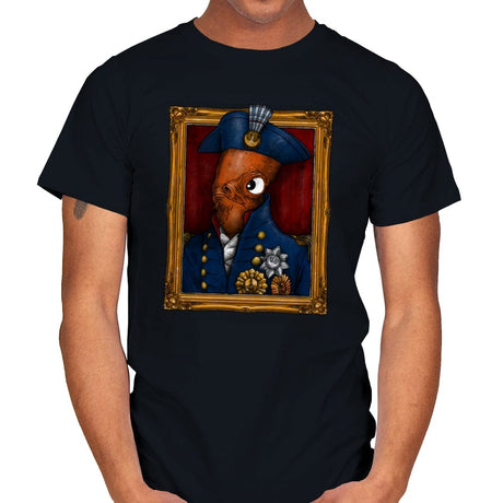 The Admiral - Mens T-Shirts RIPT Apparel Small / Black
