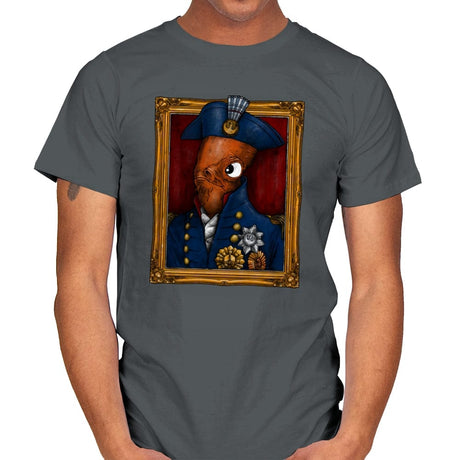The Admiral - Mens T-Shirts RIPT Apparel Small / Charcoal