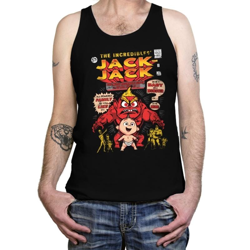 The Adorable Super - Tanktop Tanktop RIPT Apparel X-Small / Black