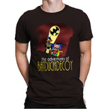 The Adventures of Batduck and Decoy - Anytime - Mens Premium T-Shirts RIPT Apparel Small / Dark Chocolate