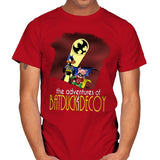 The Adventures of Batduck and Decoy - Anytime - Mens T-Shirts RIPT Apparel Small / Red