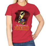 The Adventures of Batduck and Decoy - Anytime - Womens T-Shirts RIPT Apparel Small / Red