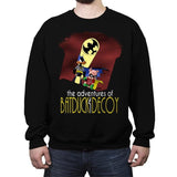 The Adventures of Batduck and Decoy - Crew Neck Sweatshirt Crew Neck Sweatshirt RIPT Apparel