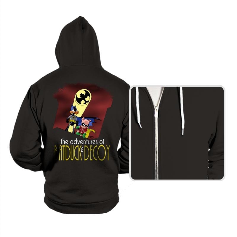 The Adventures of Batduck and Decoy - Hoodies Hoodies RIPT Apparel Small / Black