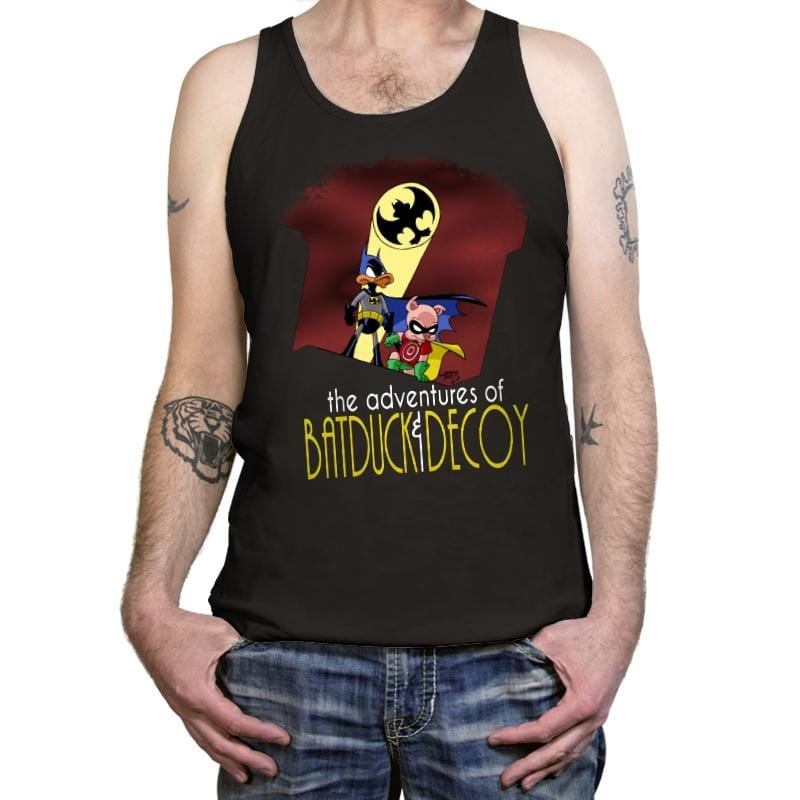 The Adventures of Batduck and Decoy - Tanktop Tanktop RIPT Apparel