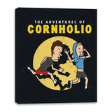 The Adventures of Cornholio - Canvas Wraps Canvas Wraps RIPT Apparel 16x20 / Black